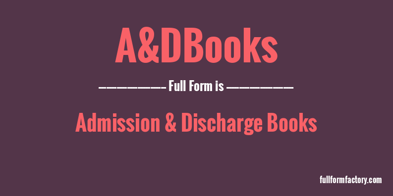 a&dbooks-full-form