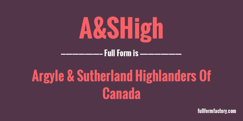a&shigh-full-form
