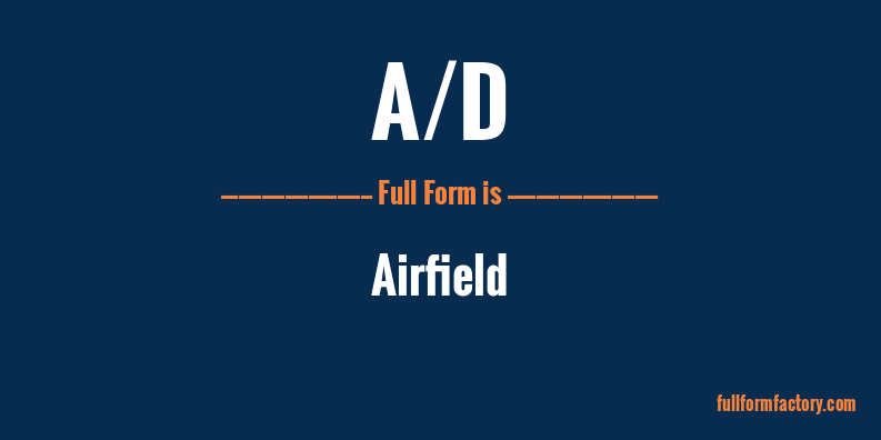 a/d-full-form