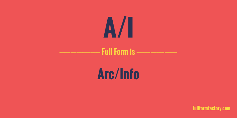 a/i-full-form