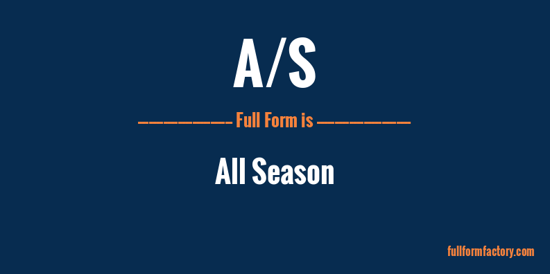 a/s-full-form