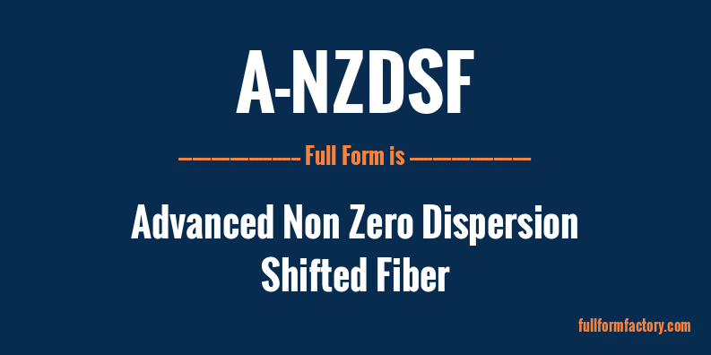 a-nzdsf-full-form