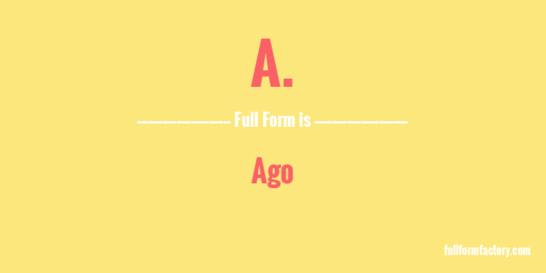 a.-full-form
