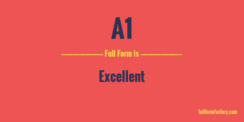 a1-full-form