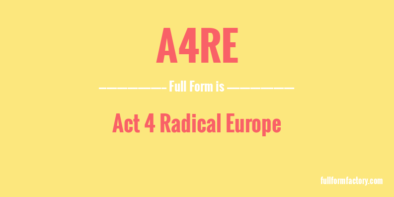 a4re-full-form