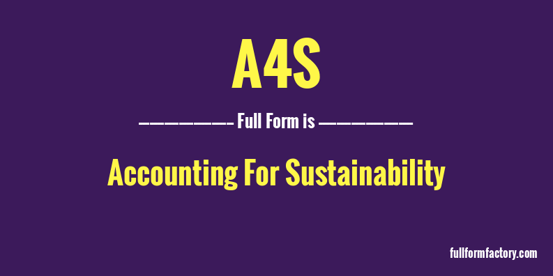 a4s-full-form