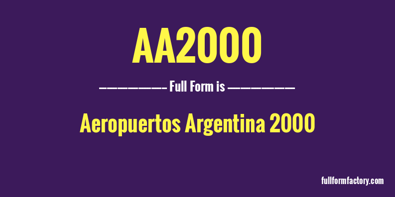 aa2000-full-form