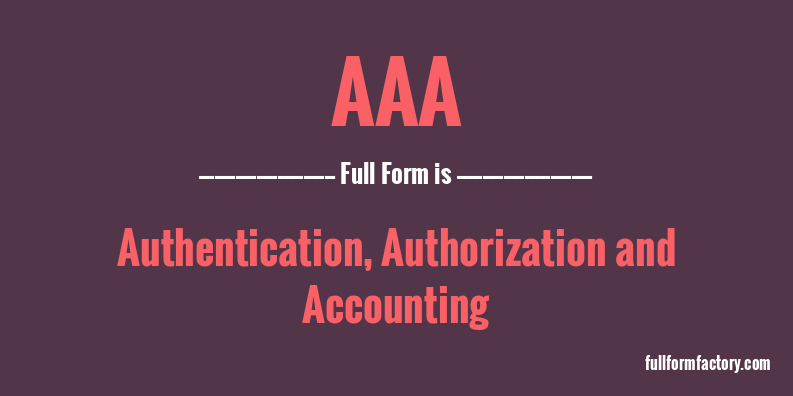 aaa-full-form