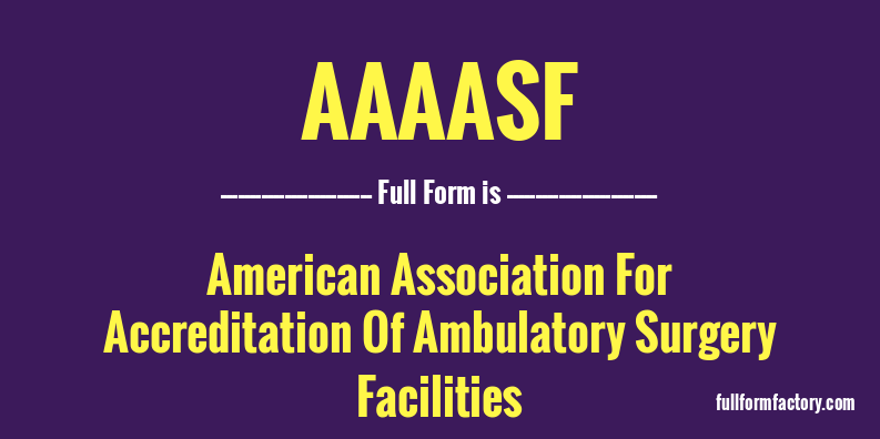 aaaasf-full-form