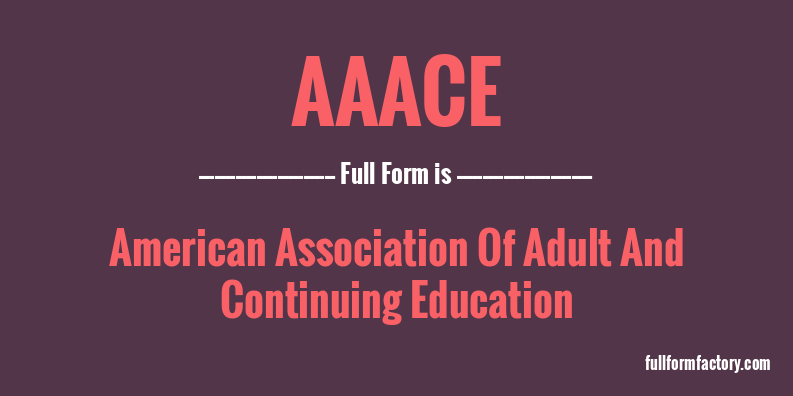aaace-full-form