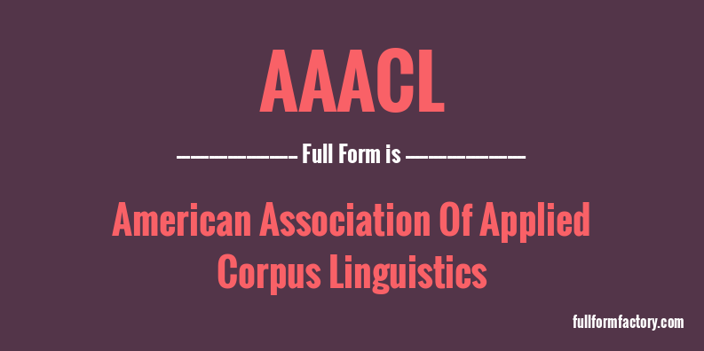 aaacl-full-form
