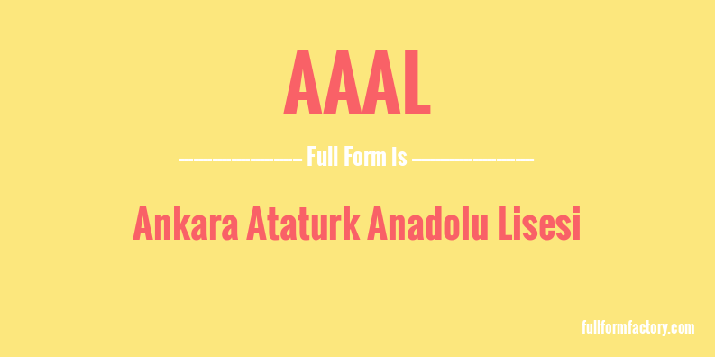 aaal-full-form