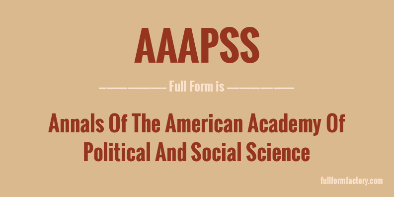 aaapss-full-form