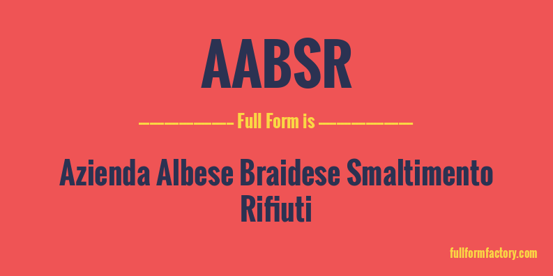 aabsr-full-form