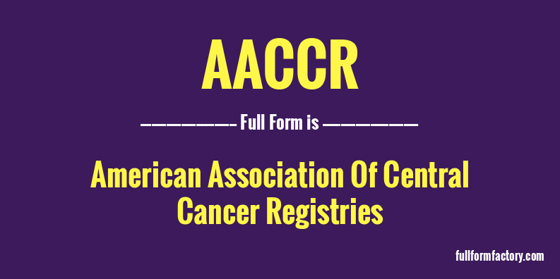 aaccr-full-form