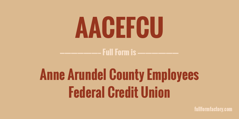 aacefcu-full-form
