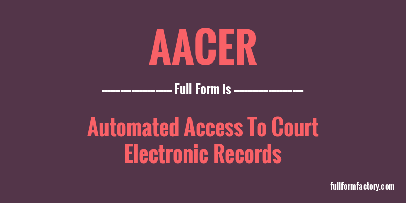 aacer-full-form