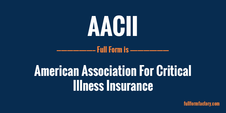 aacii-full-form