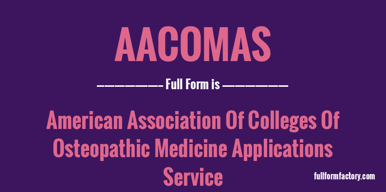 aacomas-full-form