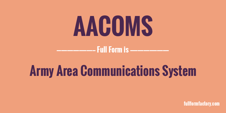 aacoms-full-form