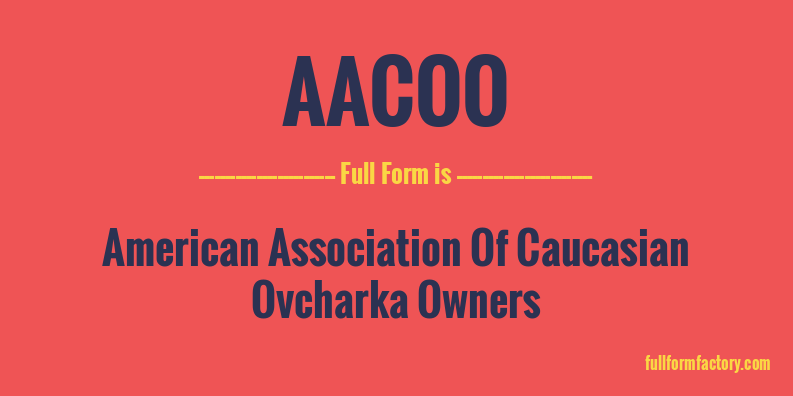 aacoo-full-form