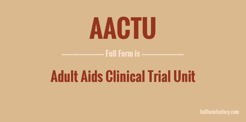 aactu-full-form