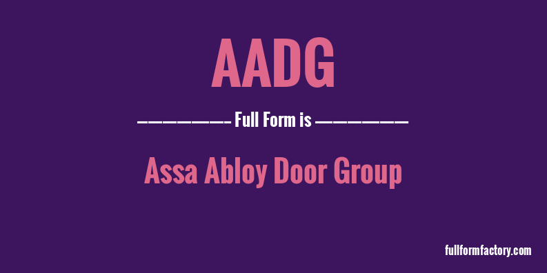 aadg-full-form
