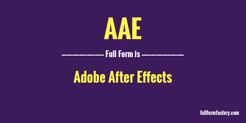 aae-full-form