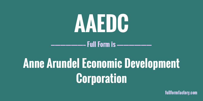 aaedc-full-form