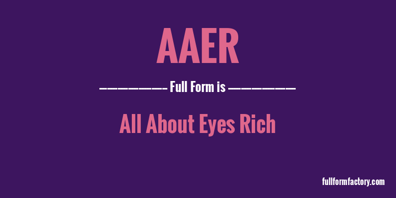 aaer-full-form