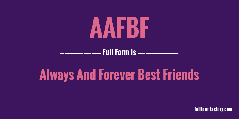 aafbf-full-form