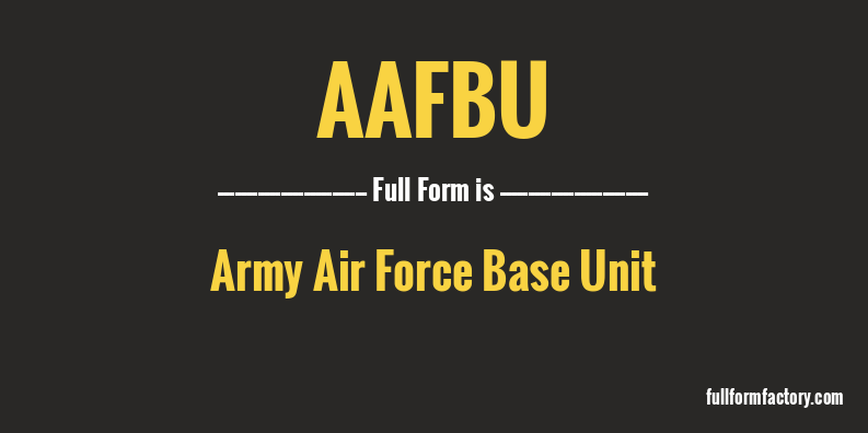 aafbu-full-form