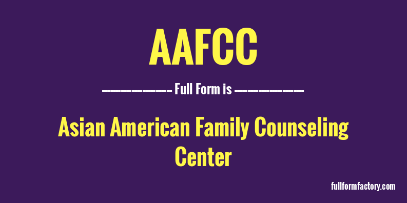 aafcc-full-form