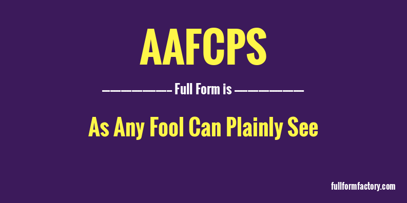 aafcps-full-form