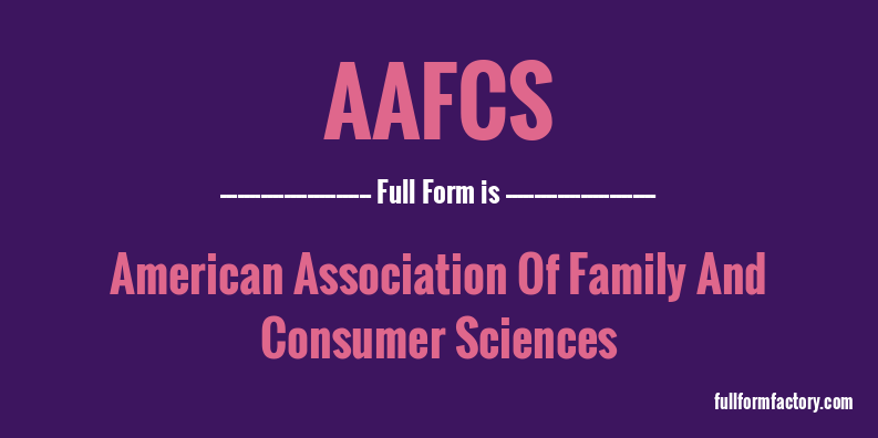 aafcs-full-form