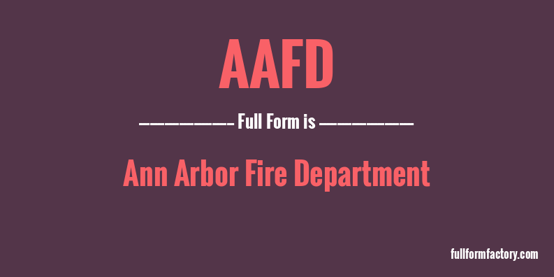 aafd-full-form