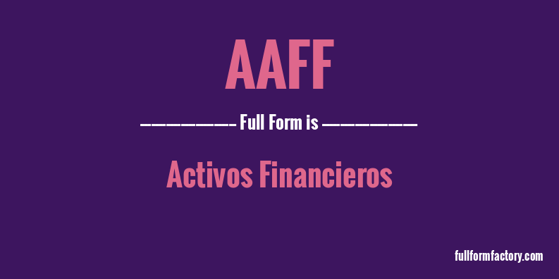 aaff-full-form