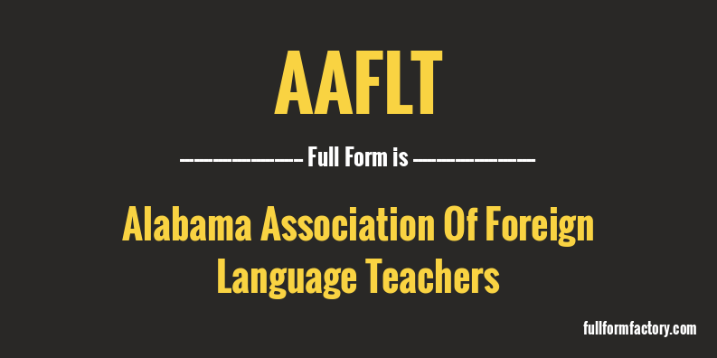 aaflt-full-form