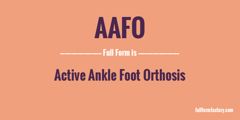 aafo-full-form