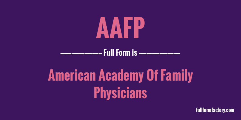 aafp-full-form