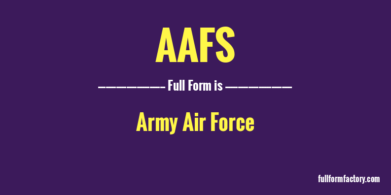 aafs-full-form