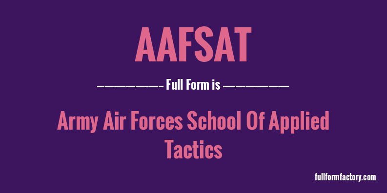 aafsat-full-form