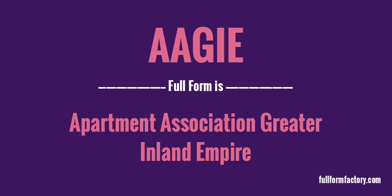 aagie-full-form