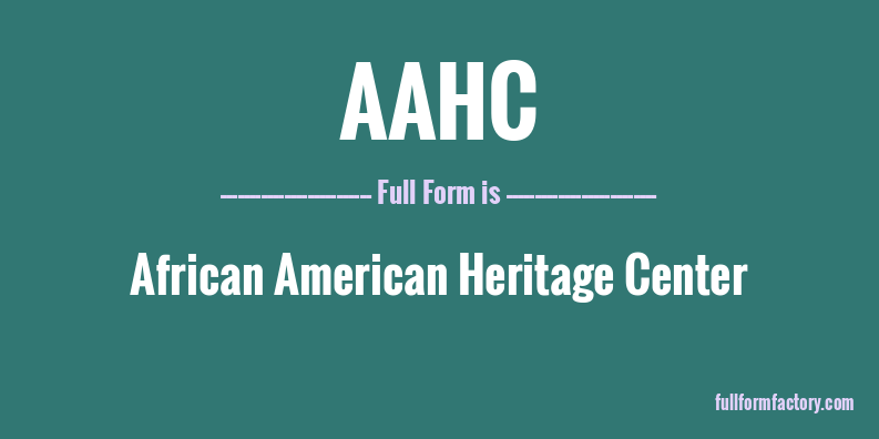 aahc-full-form