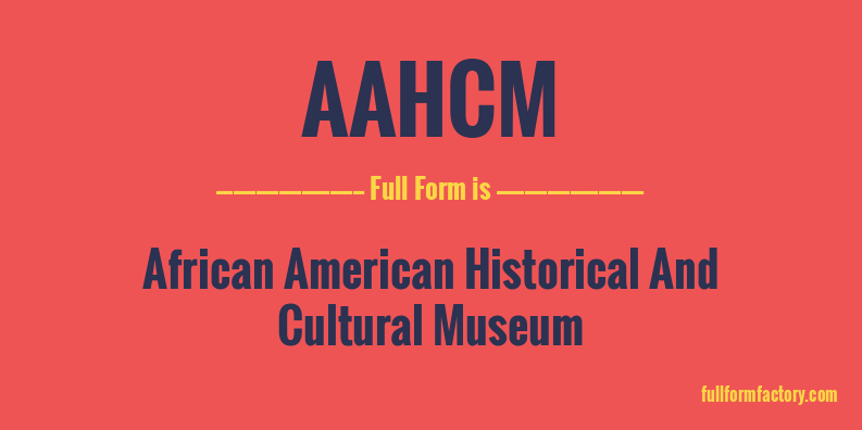aahcm-full-form