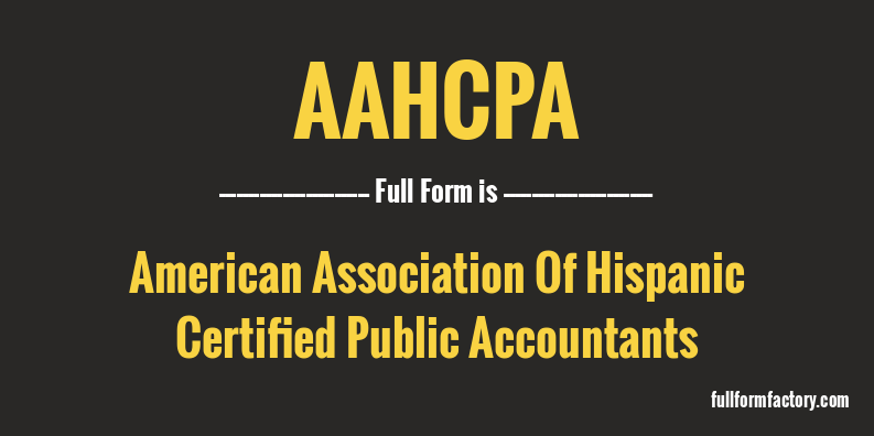 aahcpa-full-form