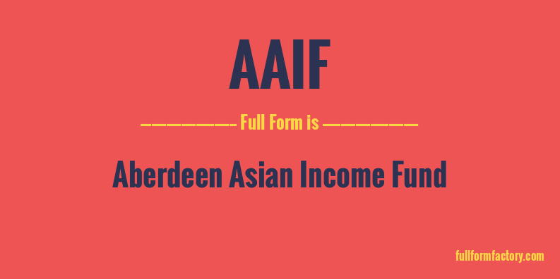 aaif-full-form
