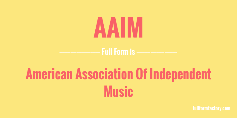 aaim-full-form