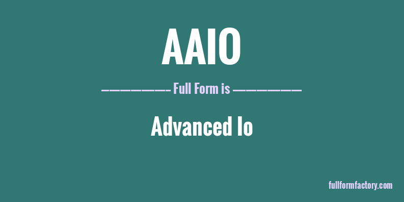 aaio-full-form