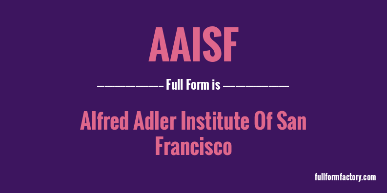 aaisf-full-form